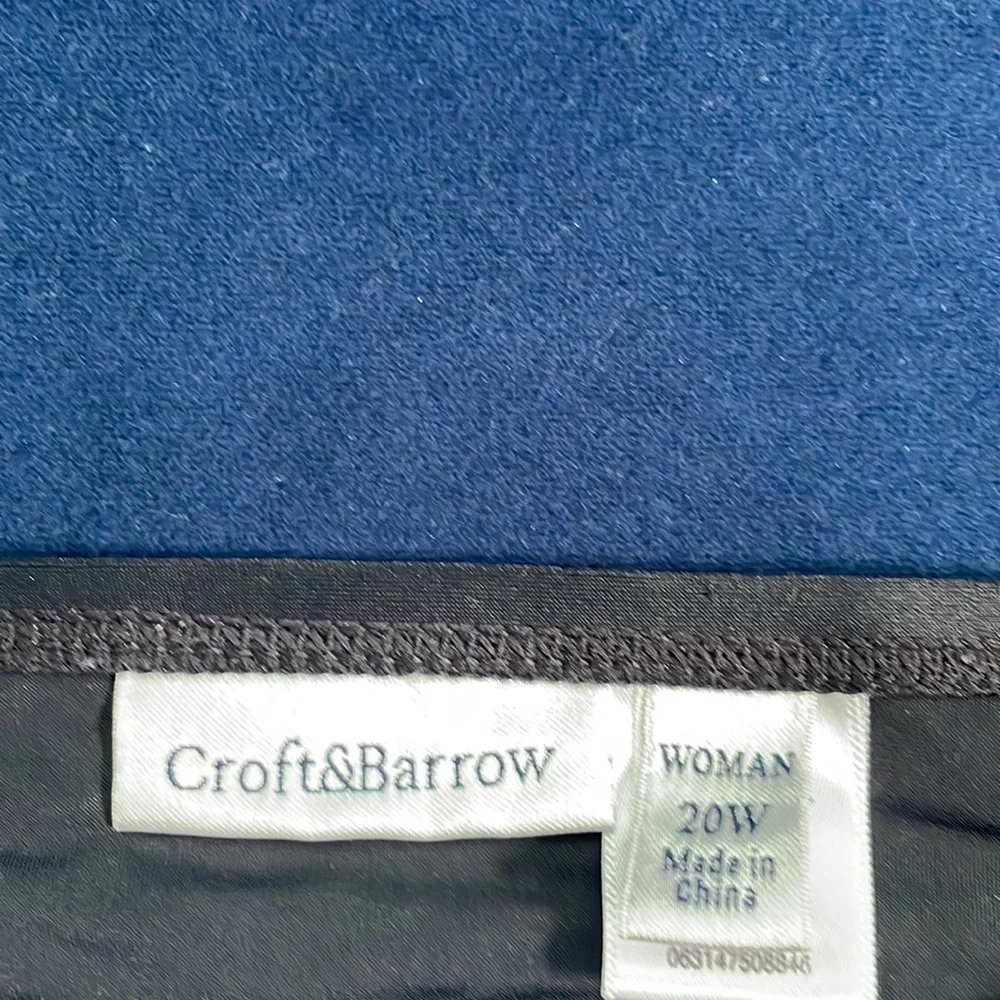 EUC black Croft & Barrow swim bottoms. Size 20W. Some pilling on the rear back. - Picture 3 of 3